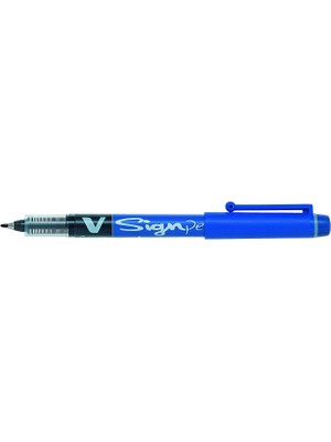 Delixa Pilot Sw-Vsp-L V-Signpen Kalem, Mavi