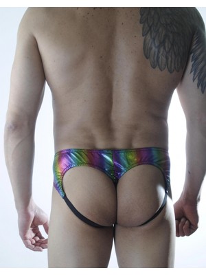 MiraLive Erkek Renkli Fantezi Jockstrap Iç Giyim