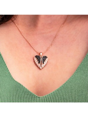 UltraMint Kişiye Özel Gümüş Melek Kanadı Kolye, Sevgililer Günü Hediyesi