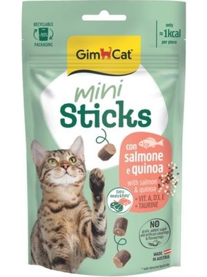 Delixa Gimcat Mini Sticks Somonlu&kinoalı Ödül Çubukları 50GR