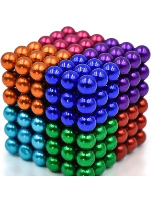 Eco Port Sihirli Manyetik Toplar Dyum Mıknatıs Küp Bilye 216 Adet Cube Küp Dymium