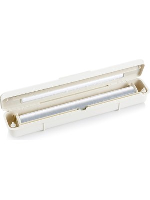 Delixa Tescoma Flexispace 899478 Şeffaf Film ve Alüminyum Folyo Dispanseri, Beyaz