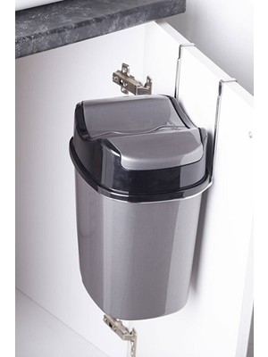 Pratik ve Şık 5.5 Litre Dolap Içi Çöp Kovası, Kolay Montaj ve Temizlik Sağlar