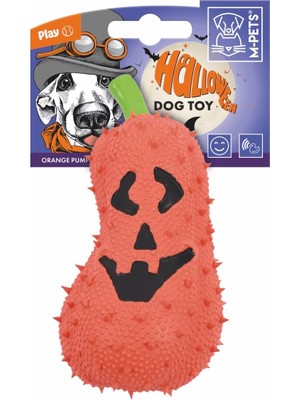 Delixa M-Pets Halloween Orange Pumpkın Köpek Oyuncağı