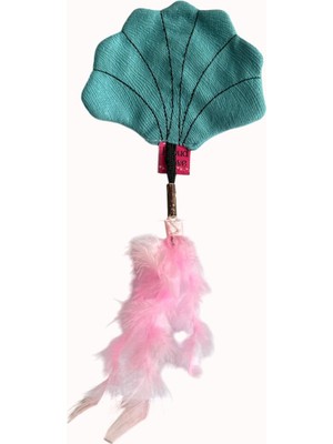 Delixa Sesli Kedi Oyuncağı Hışırdayan Catnipli Matatabi Çubuklu Dolgusuz Istiridye Oyuncak