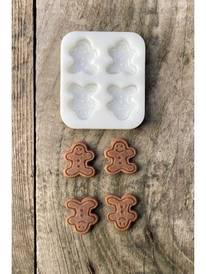 Delixa Rufus Concept Ginger Bisküvi Mum Kalıbı (Silikon)