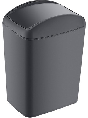 Delixa Soft Çöp Döner Kapak 5 Lt Antrasit