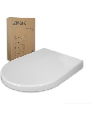 Delixa Aqua Bagno | Otomatik Kapanma Sistemli Klozet Kapağı, Antibakteriyel, Ab'de Üretilmiştir, Çıkarılabi