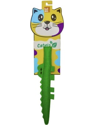 Delixa Tigres Venator Catnipli Timsah Şeklinde Kedi Oyuncağı