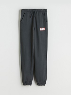 Lc Waikiki Yeni Sezon Beli Lastikli Marvel Baskılı Erkek Çocuk Jogger Eşofman Altı