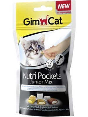 Delixa Gimcat Nutripockets Mix Yavru Kedi Ödülü 60 gr