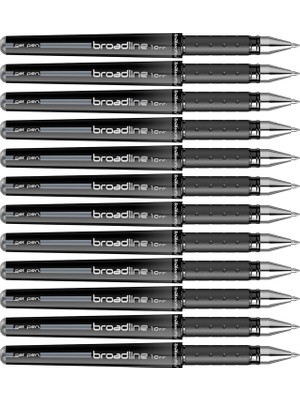 Delixa Scrikss Jel Kalem 1.0 mm 12'li Siyah