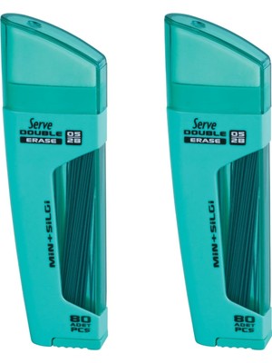 Delixa Serve Dble Mek Kur Klm Ucu-Slg 05MM Nane Yesılı 2lı Set