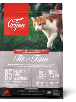 Delixa Orijen Fit & Trim Kedi Maması, 1.8 kg