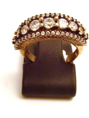 UltraMint Şık Yarı Tamtur Alyans, Parlak Elmas Montür, Sevgiliye Özel Hediye