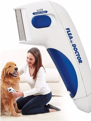 Eco Port Flea Doctor Kedi ve Köpekler Için Pilli Pire Tarağı