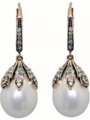 UltraMint Elmas Damla Inci Küpe, Zarif ve Şık Sevgililer Günü Hediyesi