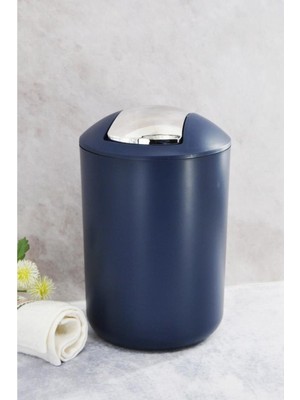 Lacivert Çöp Kovası 6.4 Litre, Pratik ve Şık Tasarım