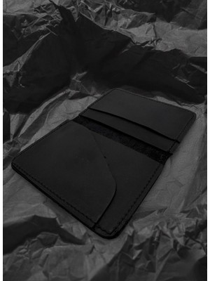 UltraMint Şık Siyah Hakiki Deri Cüzdan ve Kartlık, Zarif ve Şık Tasarım