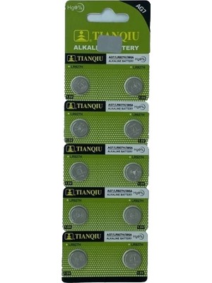Eco Port Tıanqıu Ag7 LR927/395 Alkalin 10'lu Düğme Pil