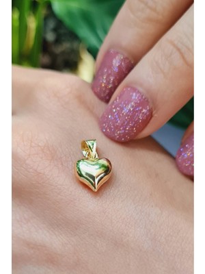 UltraMint Şık Altın Kalp Kolye Ucu, Sevgililer Günü Hediye Seçeneği