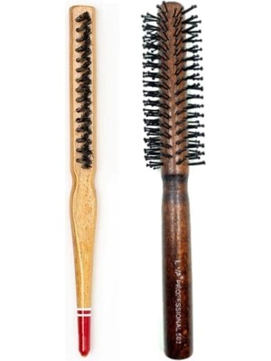 Eco Port Liva 503& 690 Profesyonel Yanmaz Set Topuz Saç Fırçası-2'li