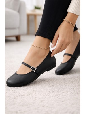 Ghattix Kadın Günlük Rahat Süet Babet