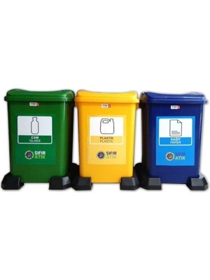 3’lü Plastik Geri Dönüşüm ve Sıfır Atık Seti, Çevre Dostu Alternatif