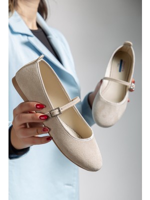 Ghattix Kadın Günlük Klasik Sade Babet