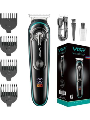 Eco Port Vgr V-075 T Bıçak Sıfır Kesim LCD Ekran Şarjlı Tıraş Makinesi
