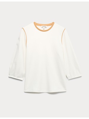 Marks & Spencer Kontrast Şeritli Üst