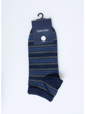 Fabrika Lacivert Erkek Patik Çorap AYT35