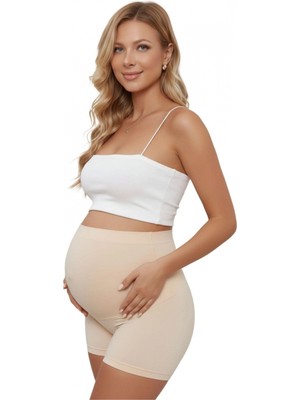 MiraLive Marsilyan- Hamile Şort Dikişsiz  Kadın AK4250