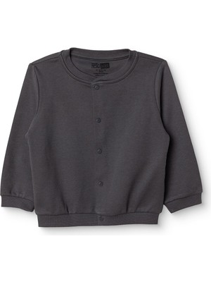 Hellobaby Hellobaby Erkek Bebek Basic Hırka Bisiklet Yaka Uzun Kol