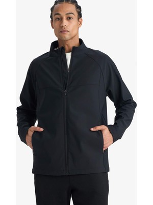 DeFacto Rüzgar Geçirmez Regular Fit Yarım Balıkçı Yaka Fermuarlı Mont F8066AX26SP