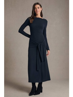 DeFacto Bodycon Vücudu Saran Penye Midi Elbise G7878AX26SP