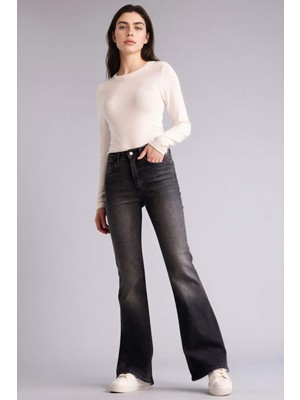 DeFacto Mia Flare Fit Yüksek Bel Jean Pantolon G8879AX26SP