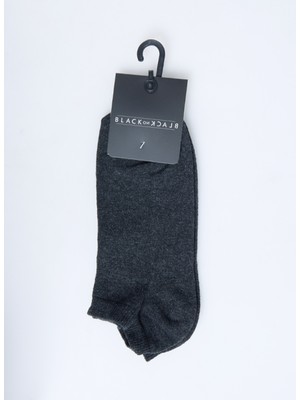 Black On Black Antrasit Erkek Patik Çorap Ee_patik