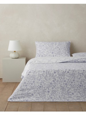 English Home Vionne Kolay Ütülenir Çarşaflı Çift Kişilik Nevresim Takımı 200x220 cm Lila