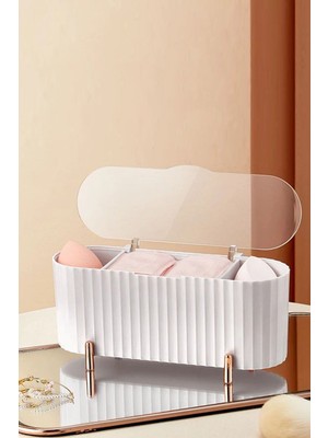 UltraMint Renkli Ruj ve Pamukluk Düzenleyici Organizer, Şık ve Pratik Tasarım