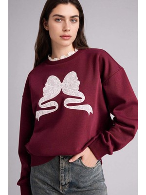 DeFacto Oversize Baskılı Sweatshirt G9608AX26SP