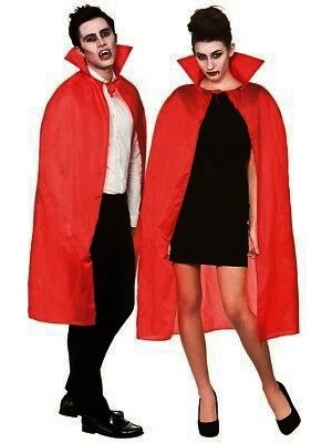 Eco Port Kırmızı Renk Yakalı Pelerin 120 cm