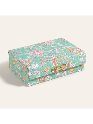 UltraMint Yeşil Pvc Takı Kutusu 18X12.5X6 Cm, Şık ve Kullanışlı Tasarım