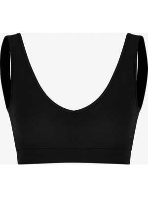 Penti Siyah Seamless Üst