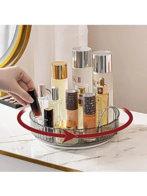 UltraMint Fonksiyonel 360 Derece Dönebilen Makyaj Organizeri, Pratik ve Şık Tasarım