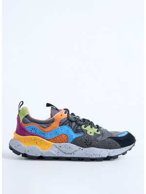 Flower Mountain Siyah - Çok Renkli Erkek Sneaker Yamano 3 Man