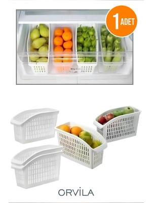 UltraMint Şeffaf Çok Amaçlı Meyve ve Sebze Saklama Organizeri