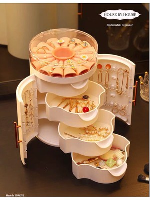UltraMint Çekmeceli Kapaklı Takı ve Mücevher Düzenleyici Organizer