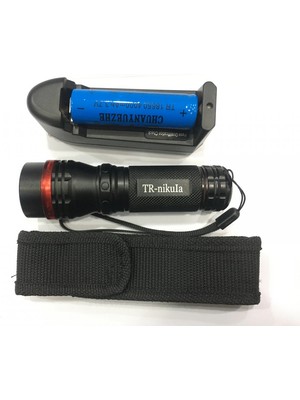 Eco Port Beyaz LED Işıklı ,şarjlı Pil,şarj Cıhazlı El Fener 620