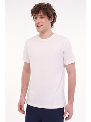 Kinetix MB Pam C 11SN220 5fx Beyaz Erkek Kısa Kol T-Shirt